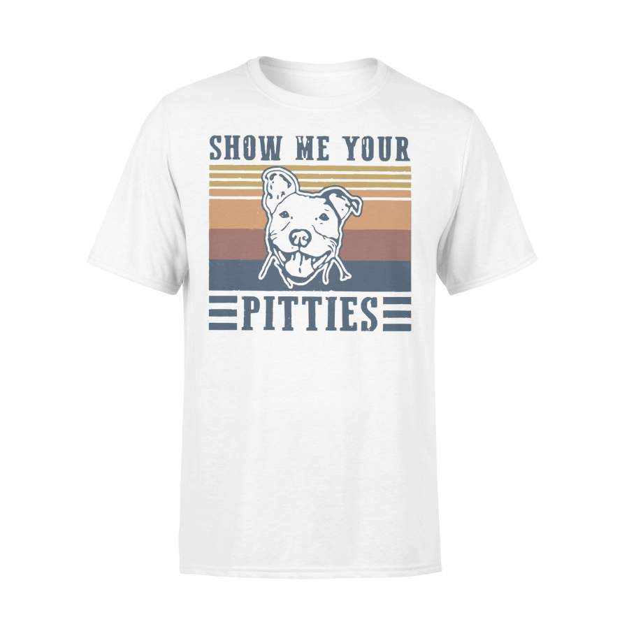 Show Me Your Pitties Retro Vintage T-shirt