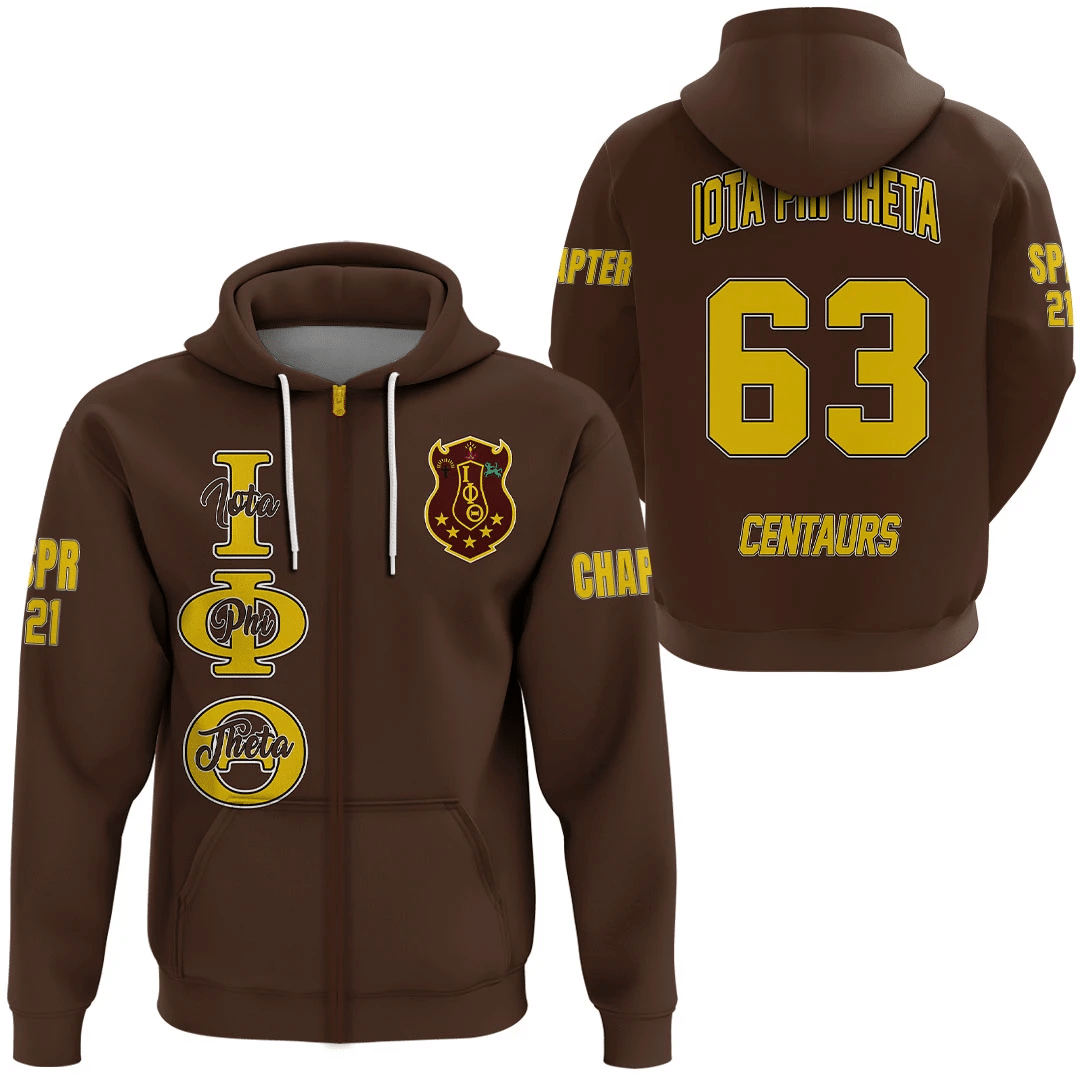 Fraternity Hoodie – Personalized Iota Phi Theta Zip Hoodie