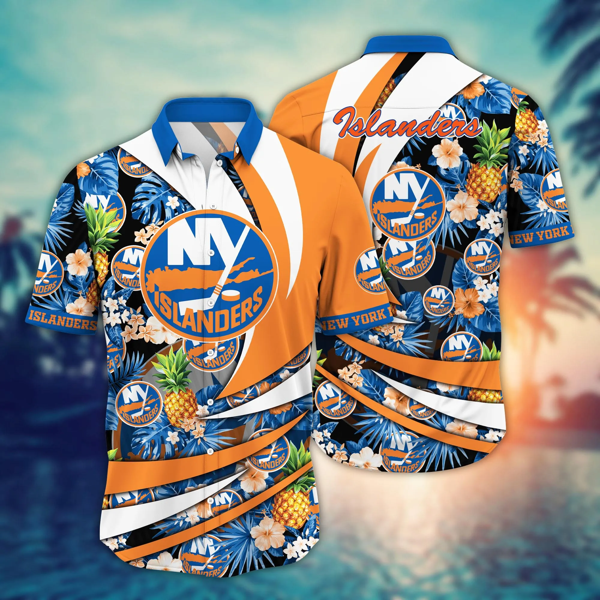 New York Islanders Nhl Hawaiian Shirt Warm Days Aloha Shirt