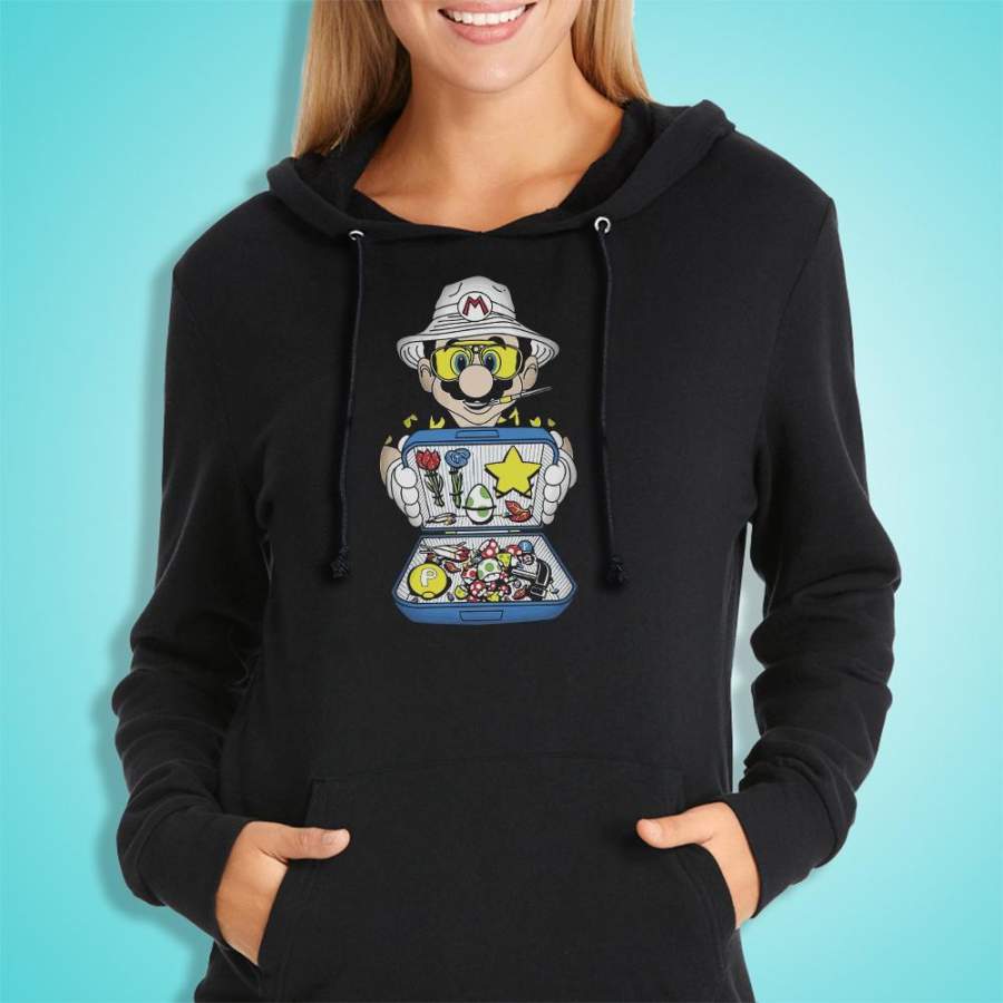 Super Mario Bros Fear And Loathing In Las Vegas Movie Women’S Hoodie