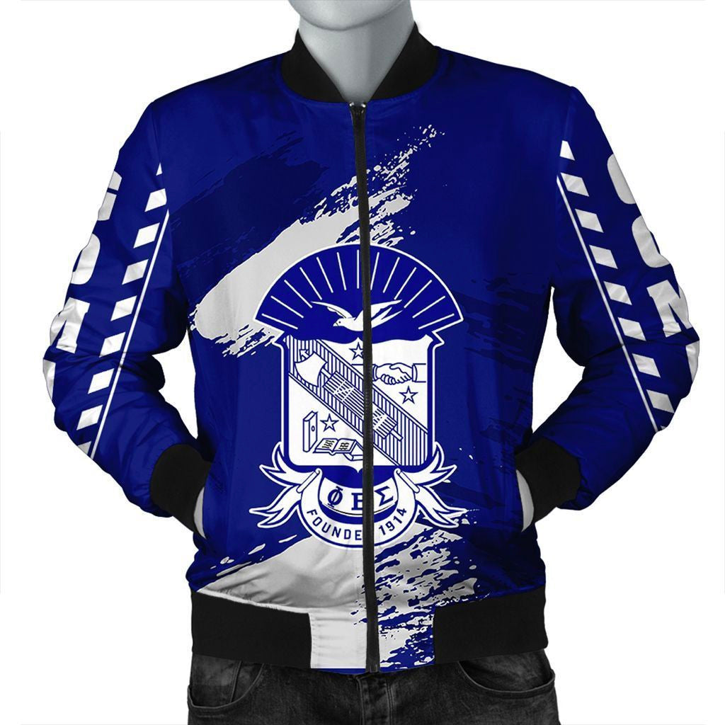 Wonder Print Jacket – Phi Beta Sigma Nineteen Bomber Jacket