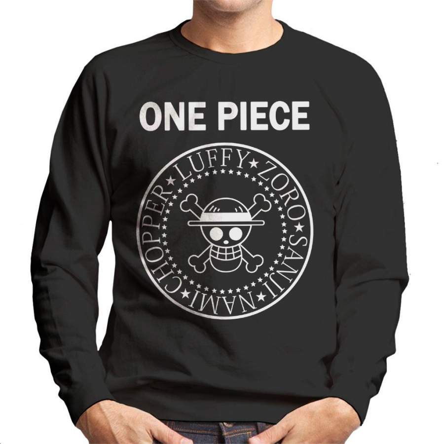 One Piece Ramones Logo Men’s Sweatshirt