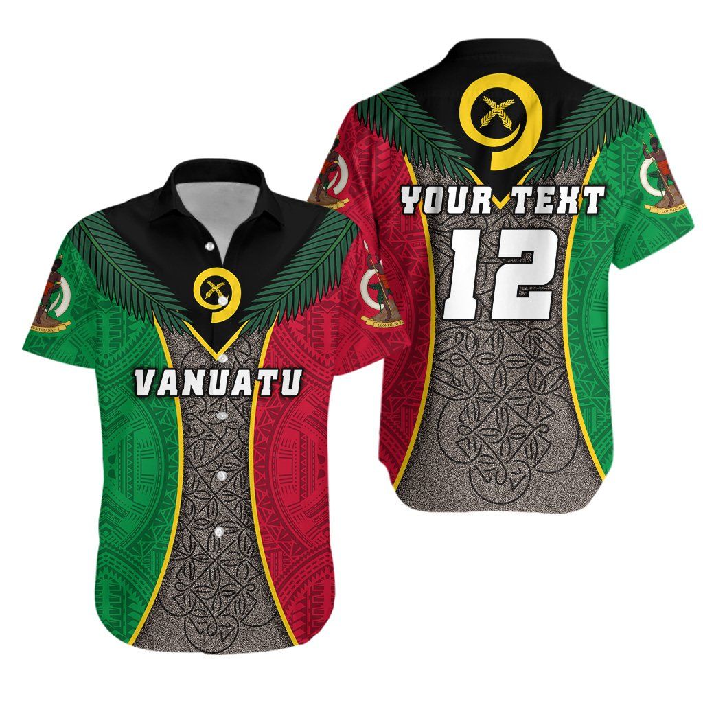 Vanuatu Rugby Hawaiian Shirt Style Sand Drawing Th12