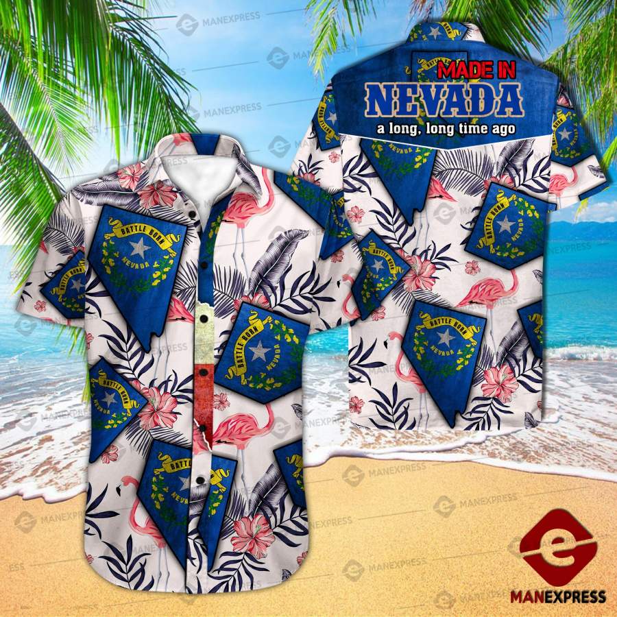 Nevada Made In Long Time Hawaiian Shirt Ha109918