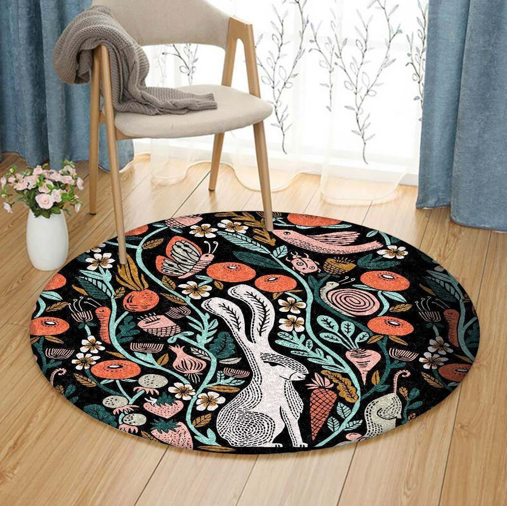 Rabbit GE3340 Round Rug  CYSI2907