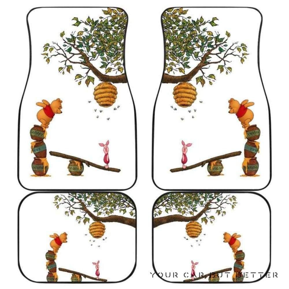 Winnie The Pooh Car Floor Mats 081812 Personalized Car Seat Floor Mat Custom Print V10850