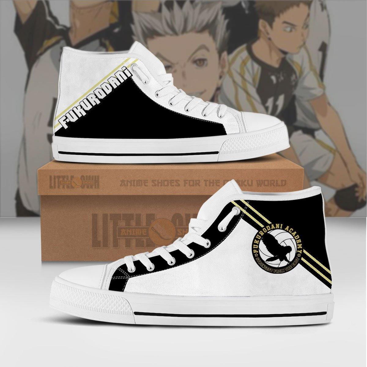 Fukurodani Academy Haikyuu Anime Custom All Star High Top Sneakers Canvas Shoes