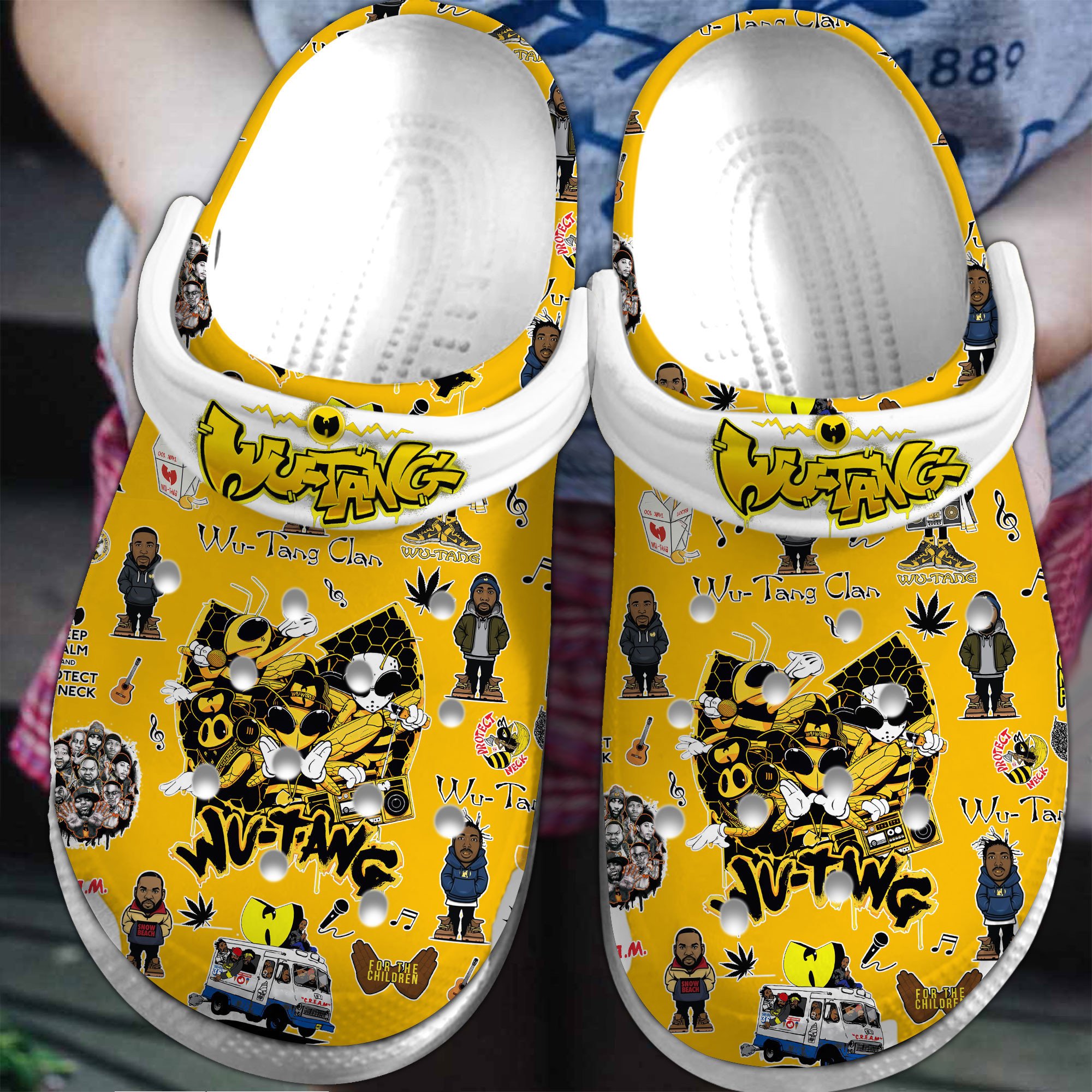 Wu Tang Clan Music Crocs Crocband Clogs Shoes Comfortable For Men Women and Kids 2