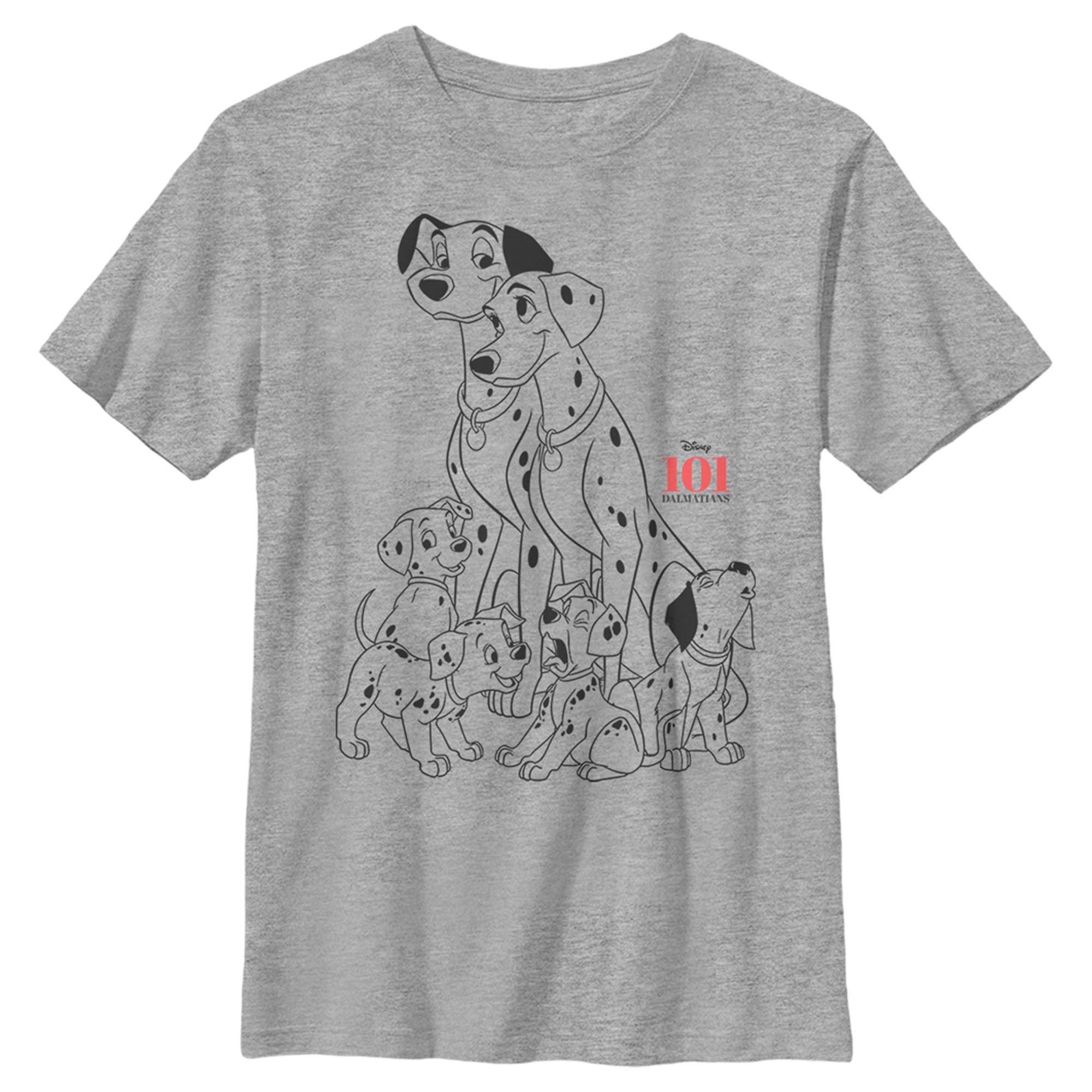 Boy’S One Hundred And One Dalmatians Happy Dog Family T-Shirt