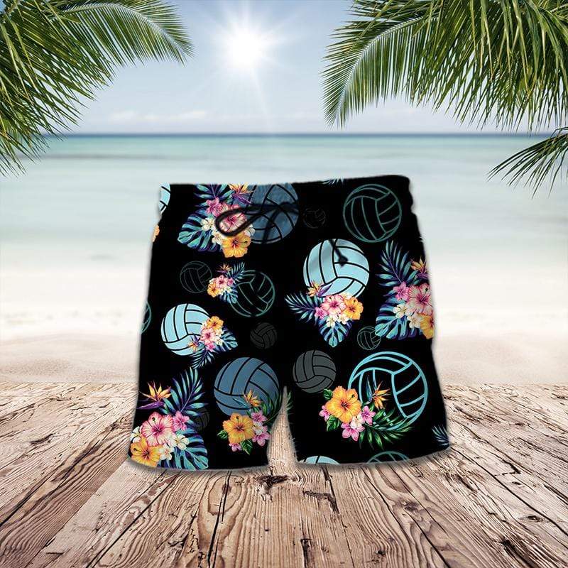 Hawaiian Aloha Shirts And Short 3D Volleyball Tropical 70421H