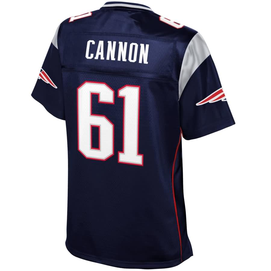 Womens New England Patriots Marcus Cannon NFL Pro Line Navy Team Color Jersey