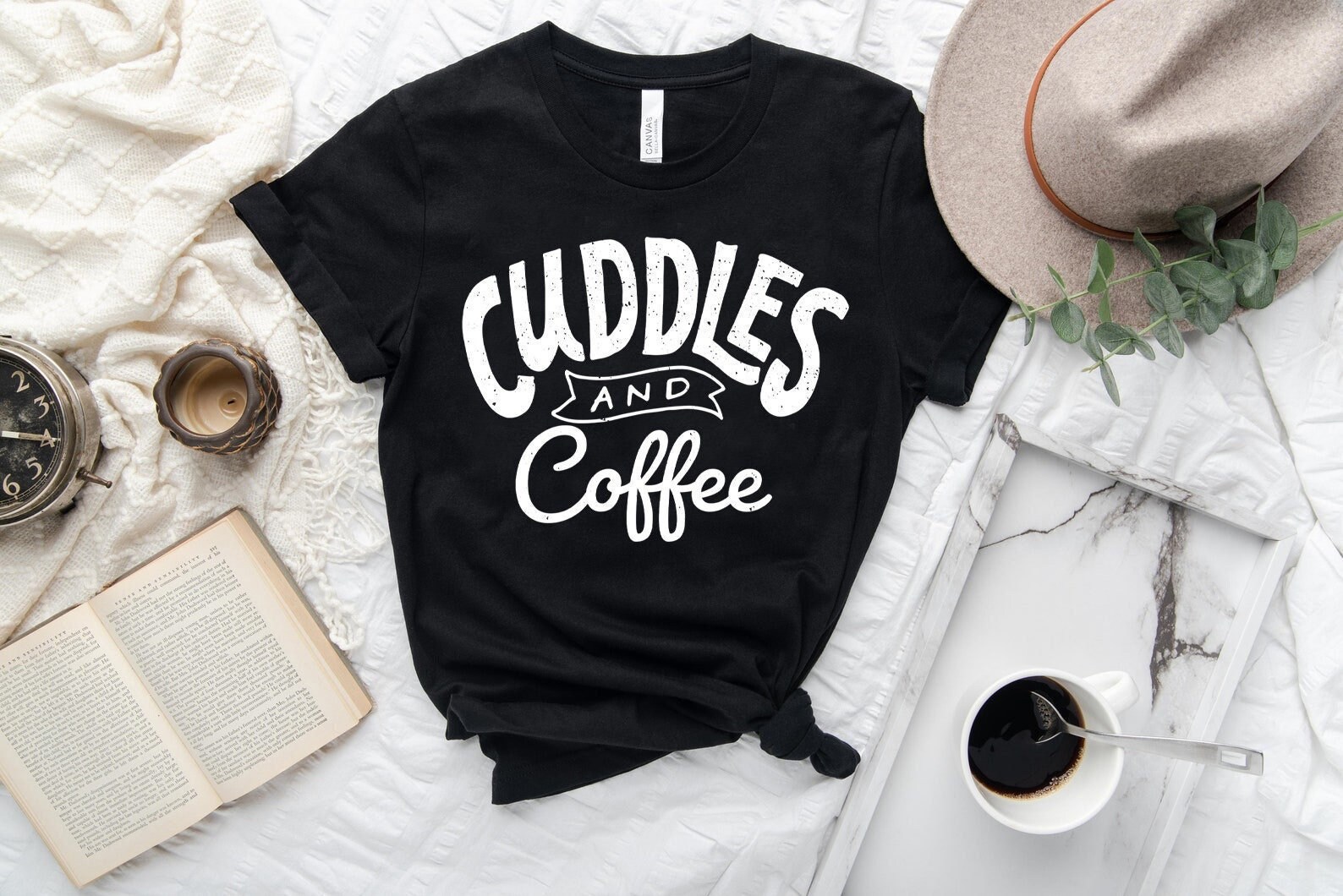 Cuddles and Coffee T-shirt, Funny Lady T shirt, Funny Mom Gift, Mother’s Day Gift, Father’s Day Best Gift