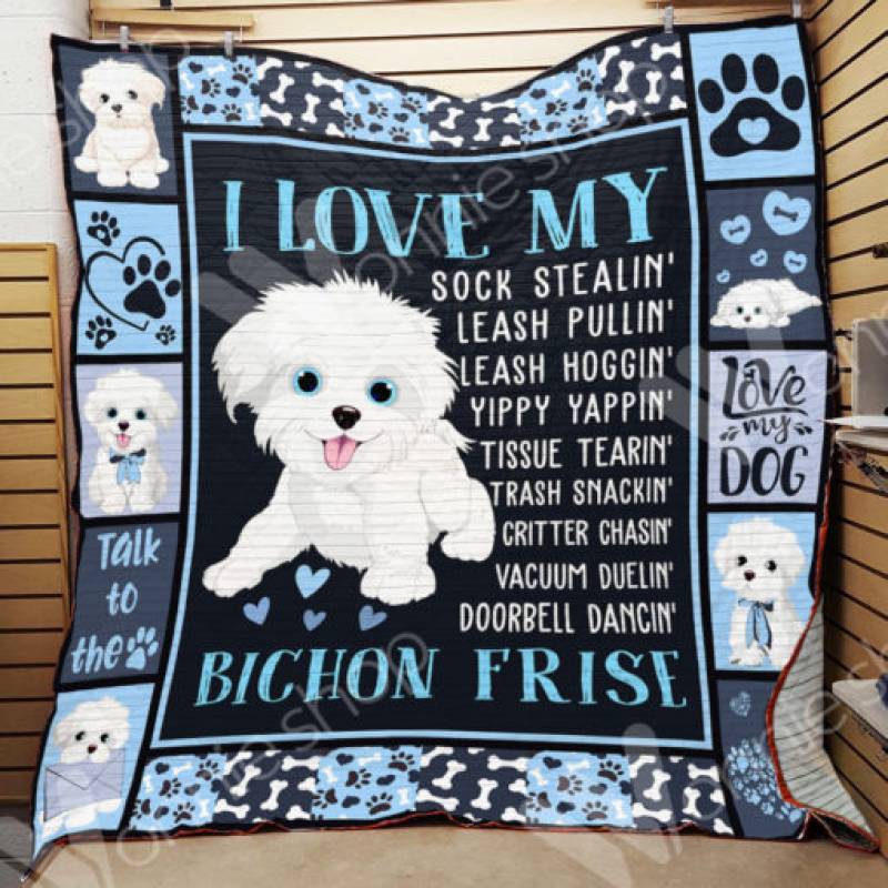 Bichon Frise Dog Blanket NOV1102 78O42