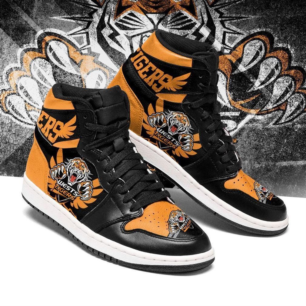 Air Jordan Shoes Nrl Wests Tigers Sport V4 Sneaker Boots Shoes