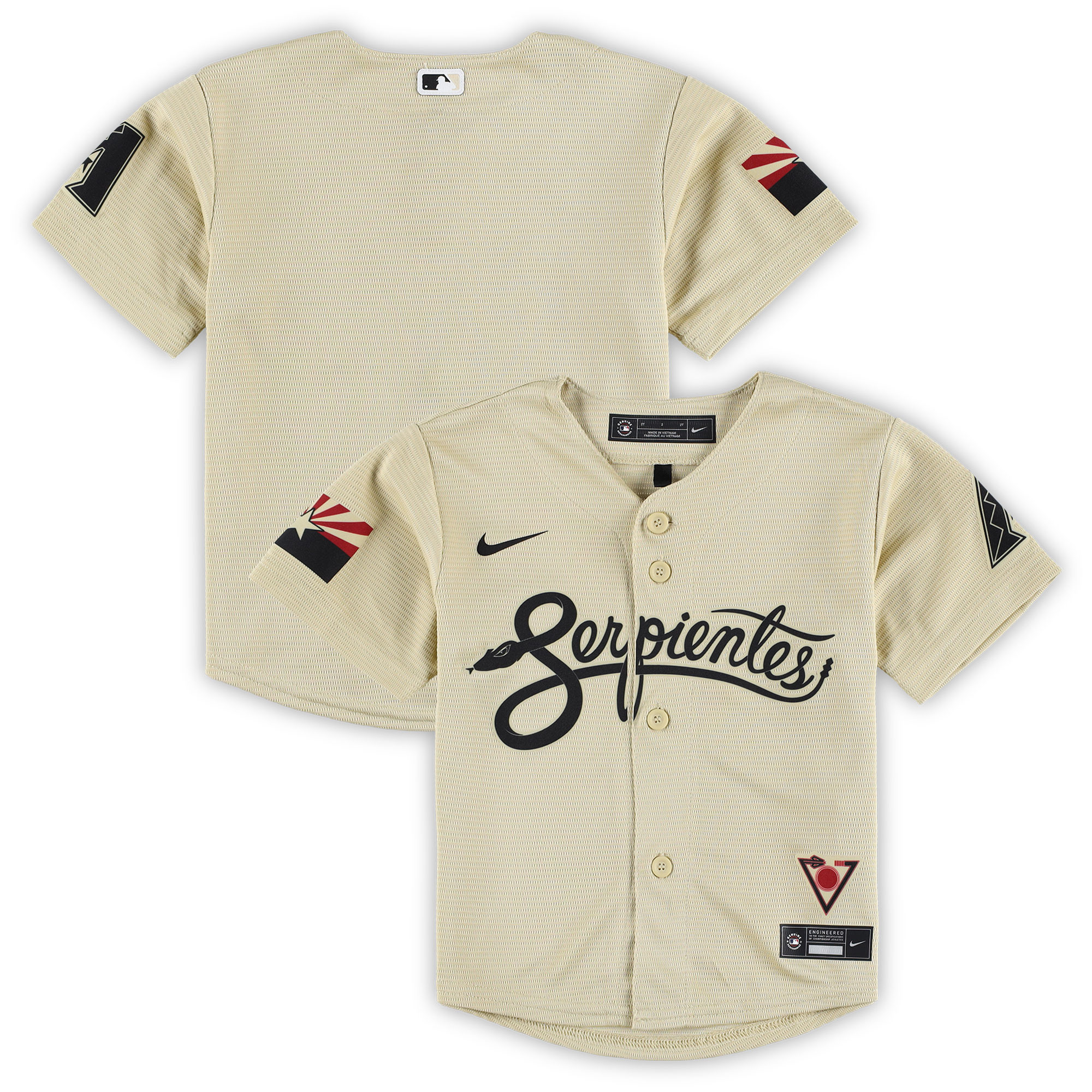 Arizona Diamondbacks Toddler 2021 MLB City Connect Replica Team Jersey – Gold MLB