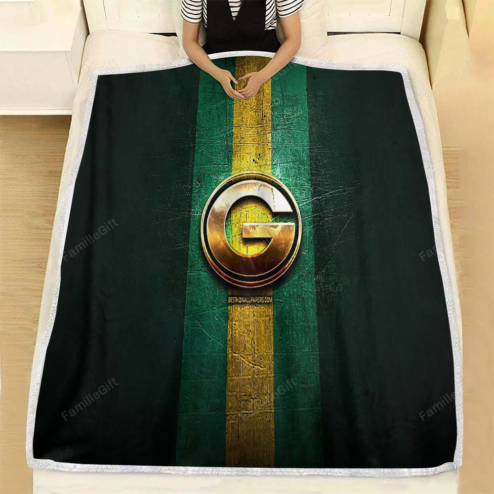 Green Bay Packers Fleece Blanket – Soft Blanket, Warm Blanket