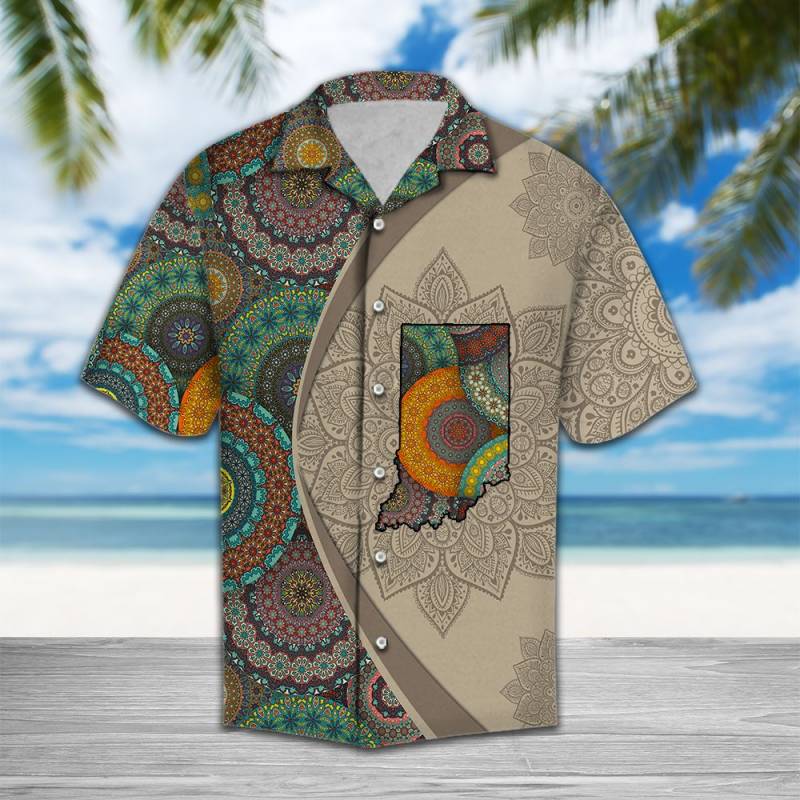 Indiana Mandala Hawaiian Shirt Ha65643