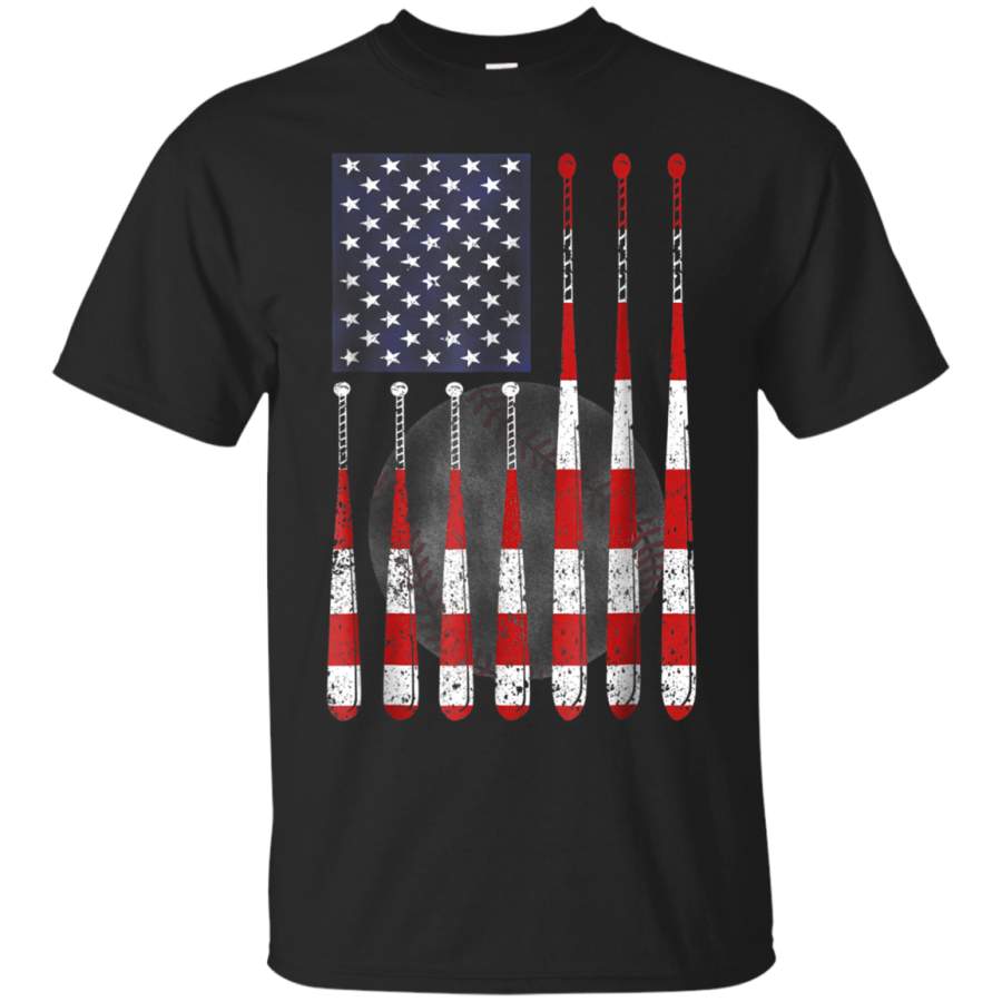 AGR American Flag Baseball Shirt 4th Of July Gifts Men Women Tee