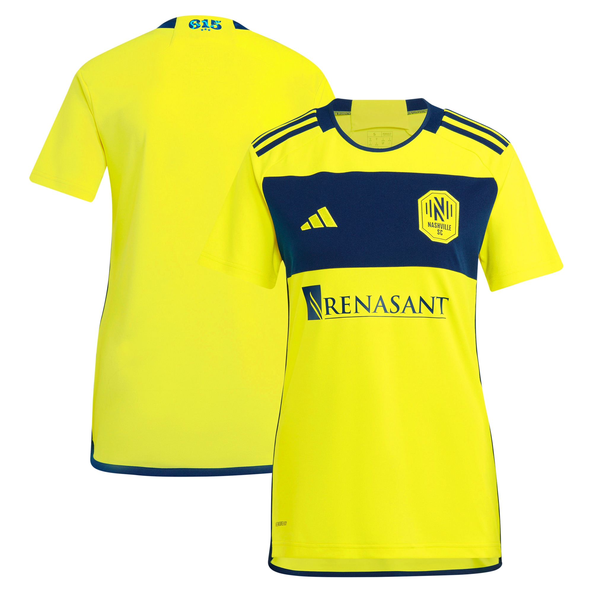 Nashville SC Women's 2024 The 615 Kit Replica Jersey – Yellow