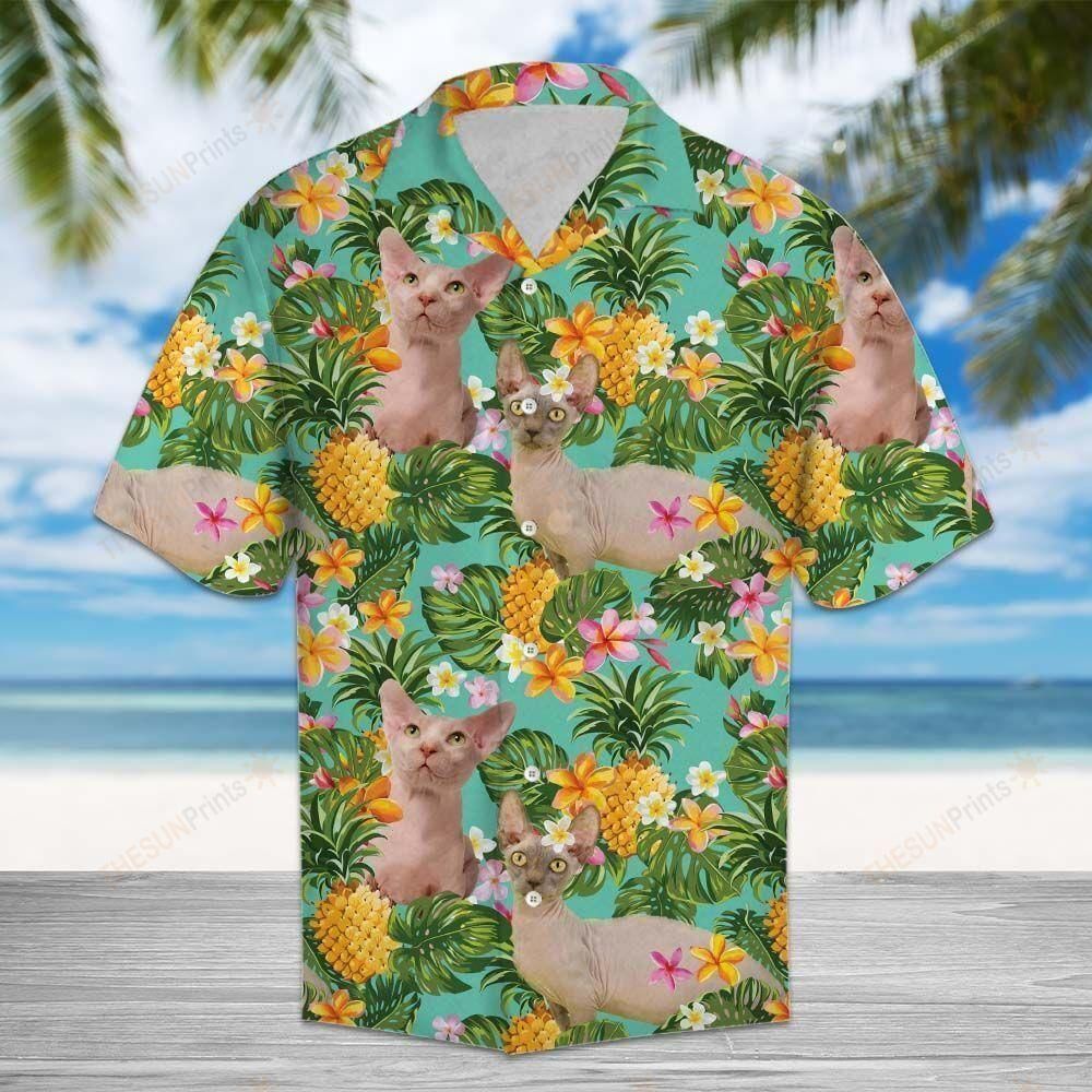 Tropical Pineapple Bambino Aloha Hawaiian Shirt Colorful Short Sleeve Summer Beach Casual Shirt For Men And Women