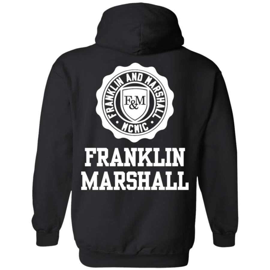 Franklin & Marshall Men’s Stamp Graphic Back print Pullover Hoodie