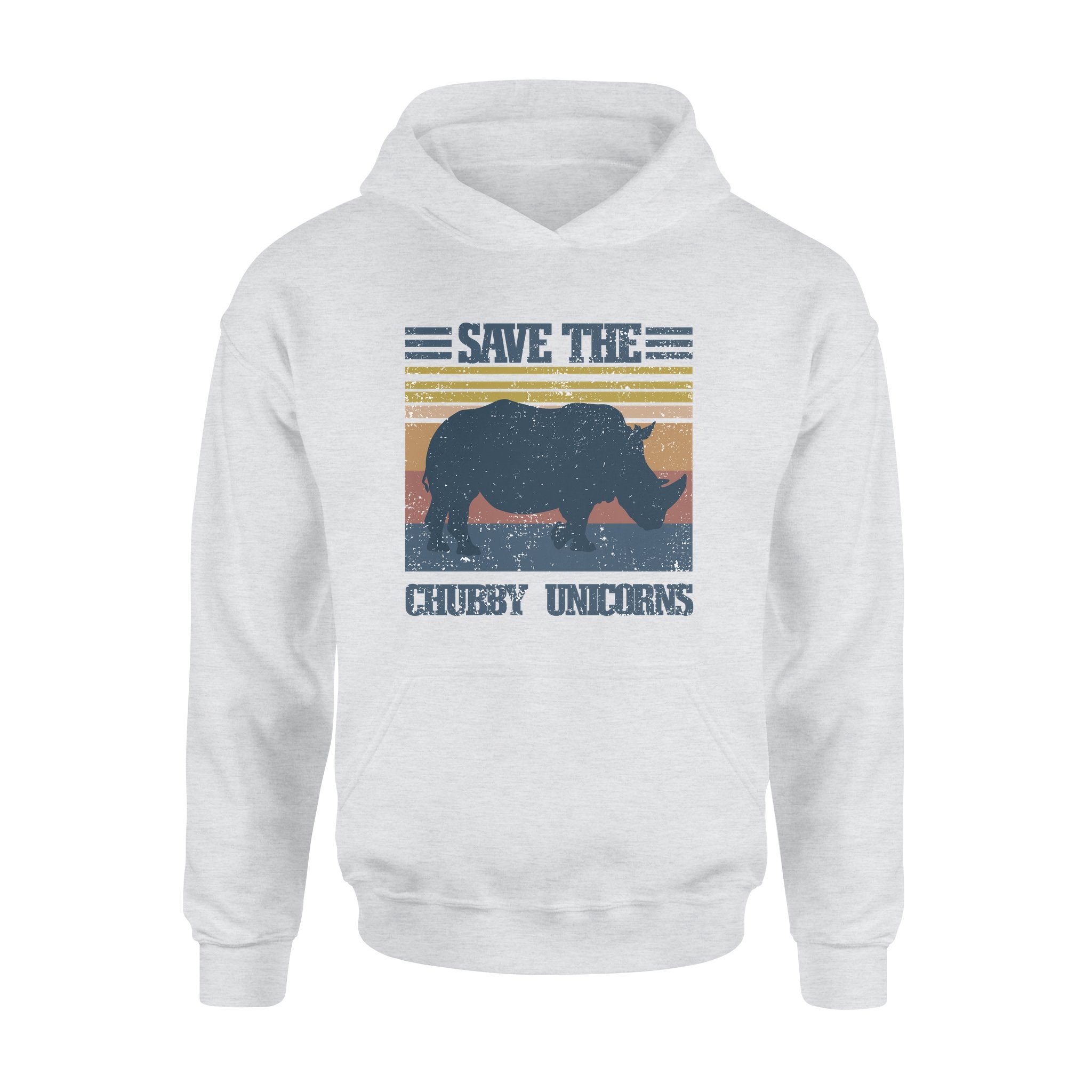 Rhino Save The Chubby Unicorns – Standard Hoodie