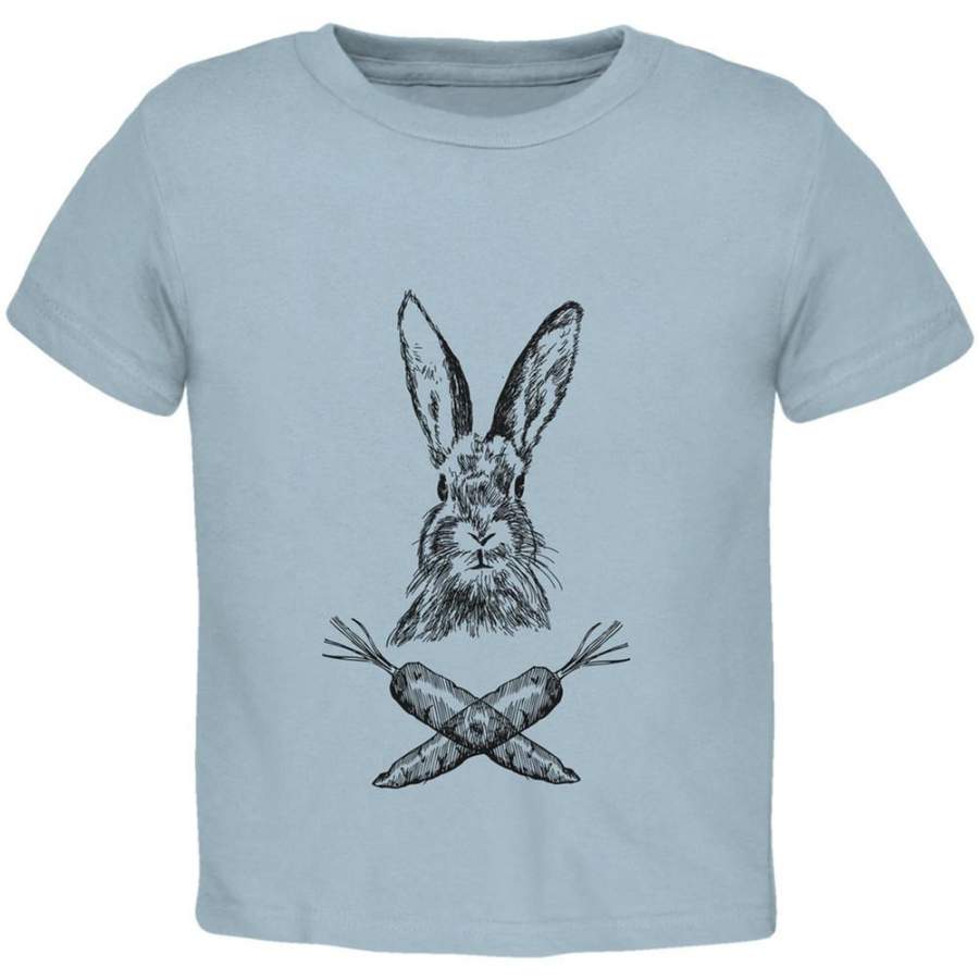 Easter – Jolly Rogers Rabbit Light Blue Toddler T-Shirt