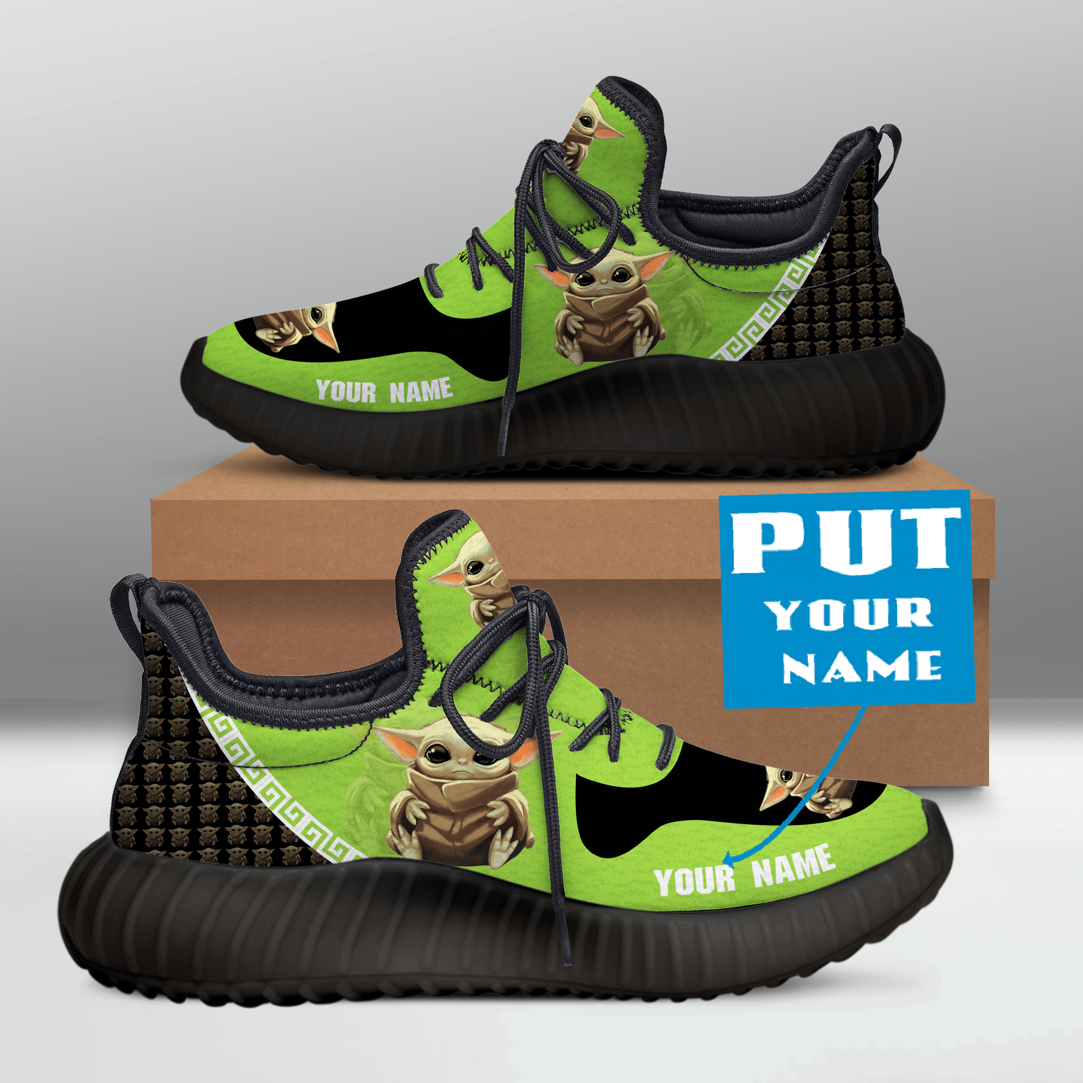 Yoda Custom Name Yz Shoes – V11