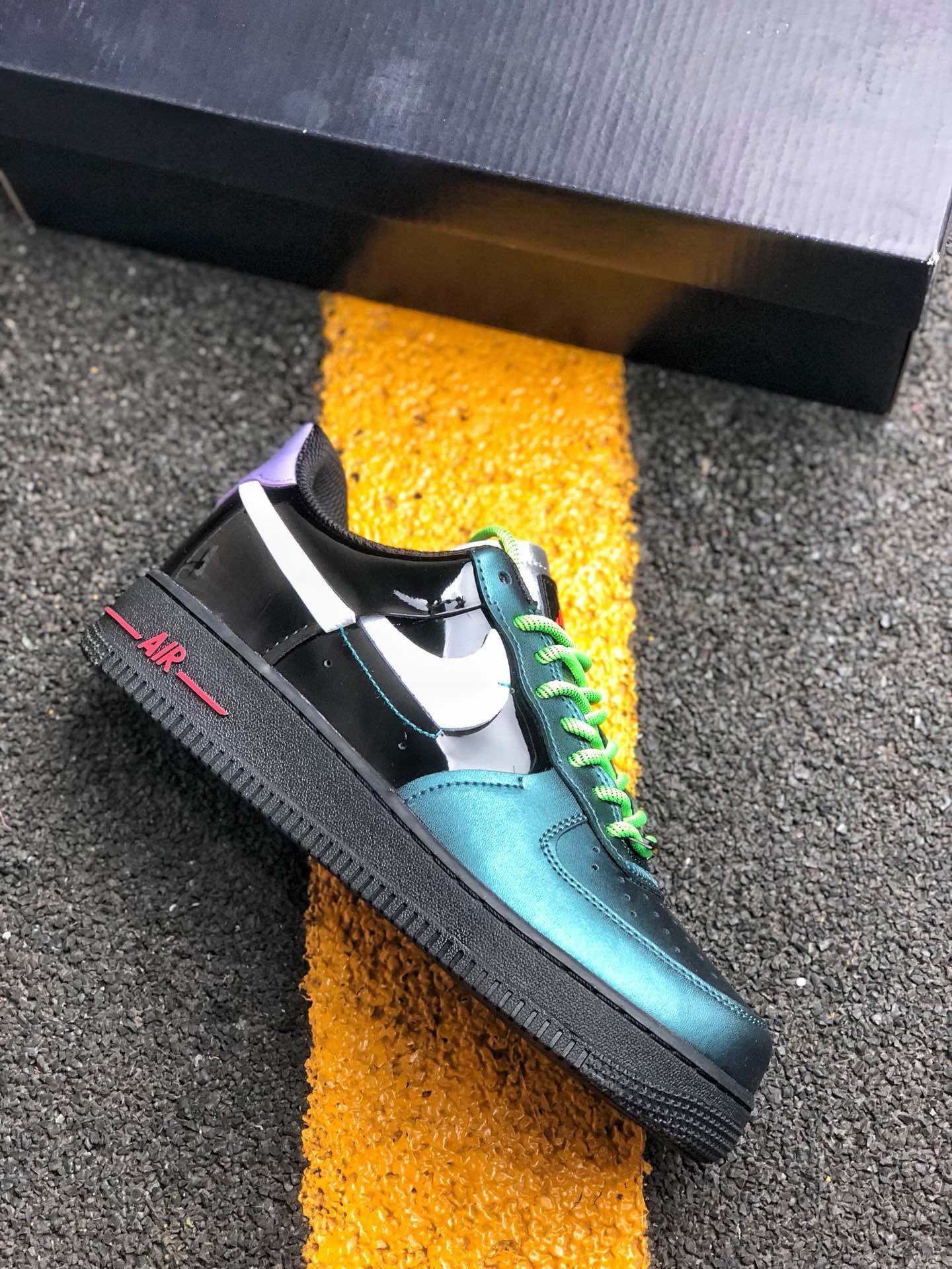 Nike Air Force 1 Vandalized With An Iridescent Finish 5339973