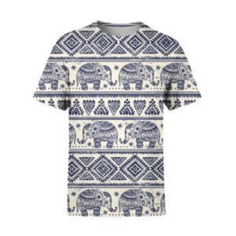 Elephants Mandala T-Shirt