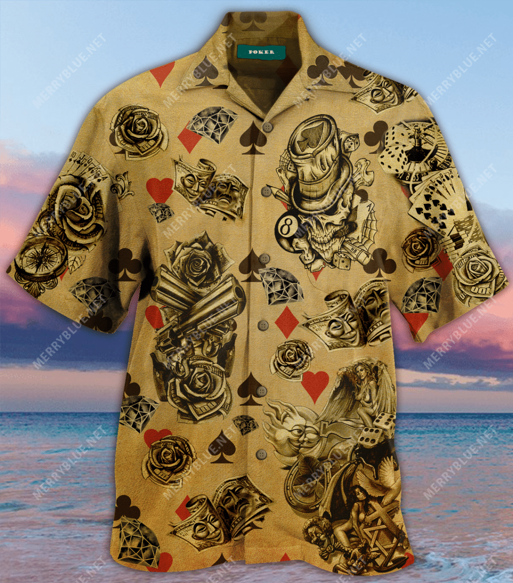 Life Is A Gamble Unisex Hawaii Shirt Ha75768