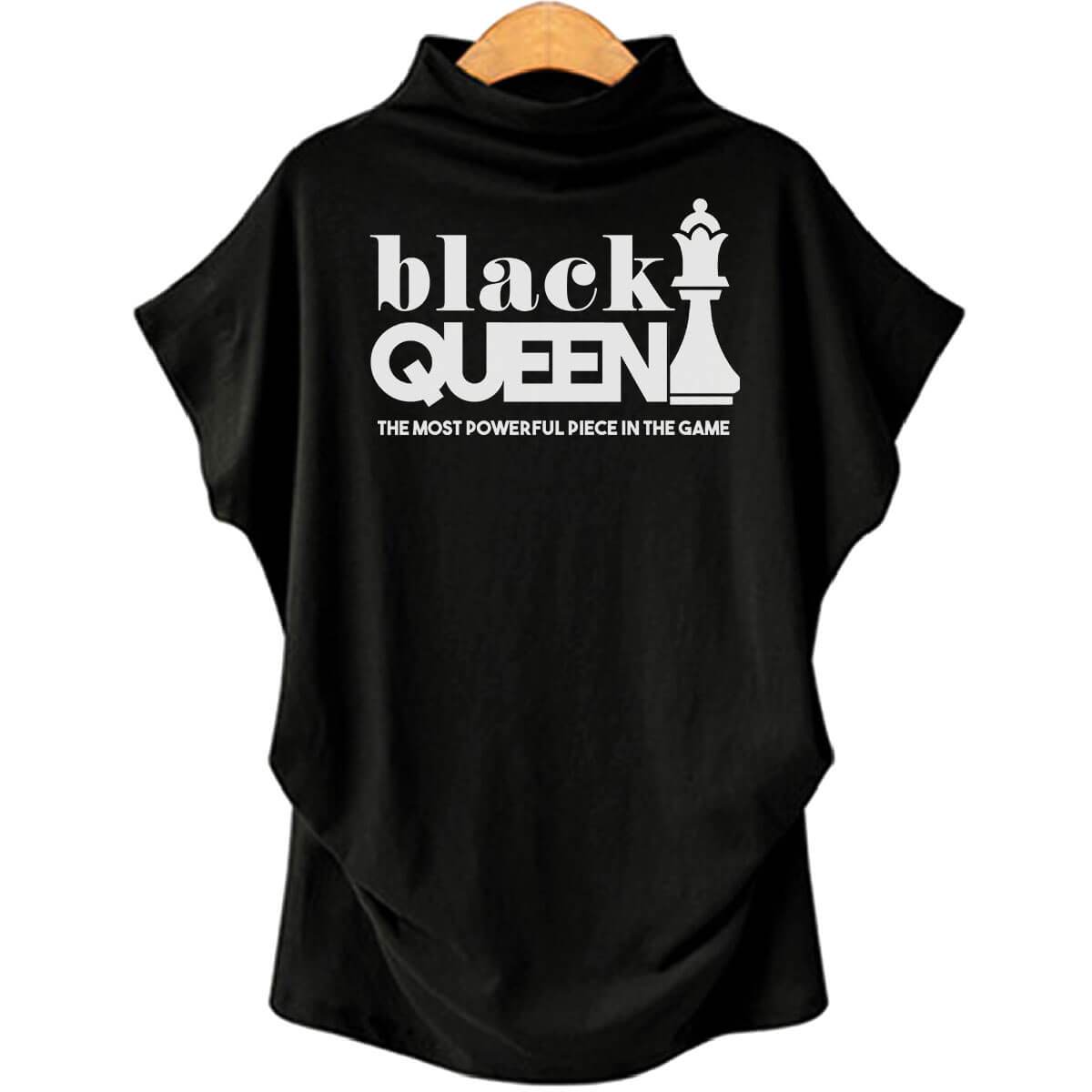 Black Queen Shirt The Most Powerful Piece In The Game Tee