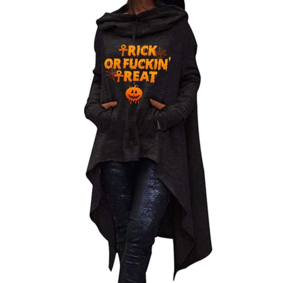 Trick or Treat Long Hoodie