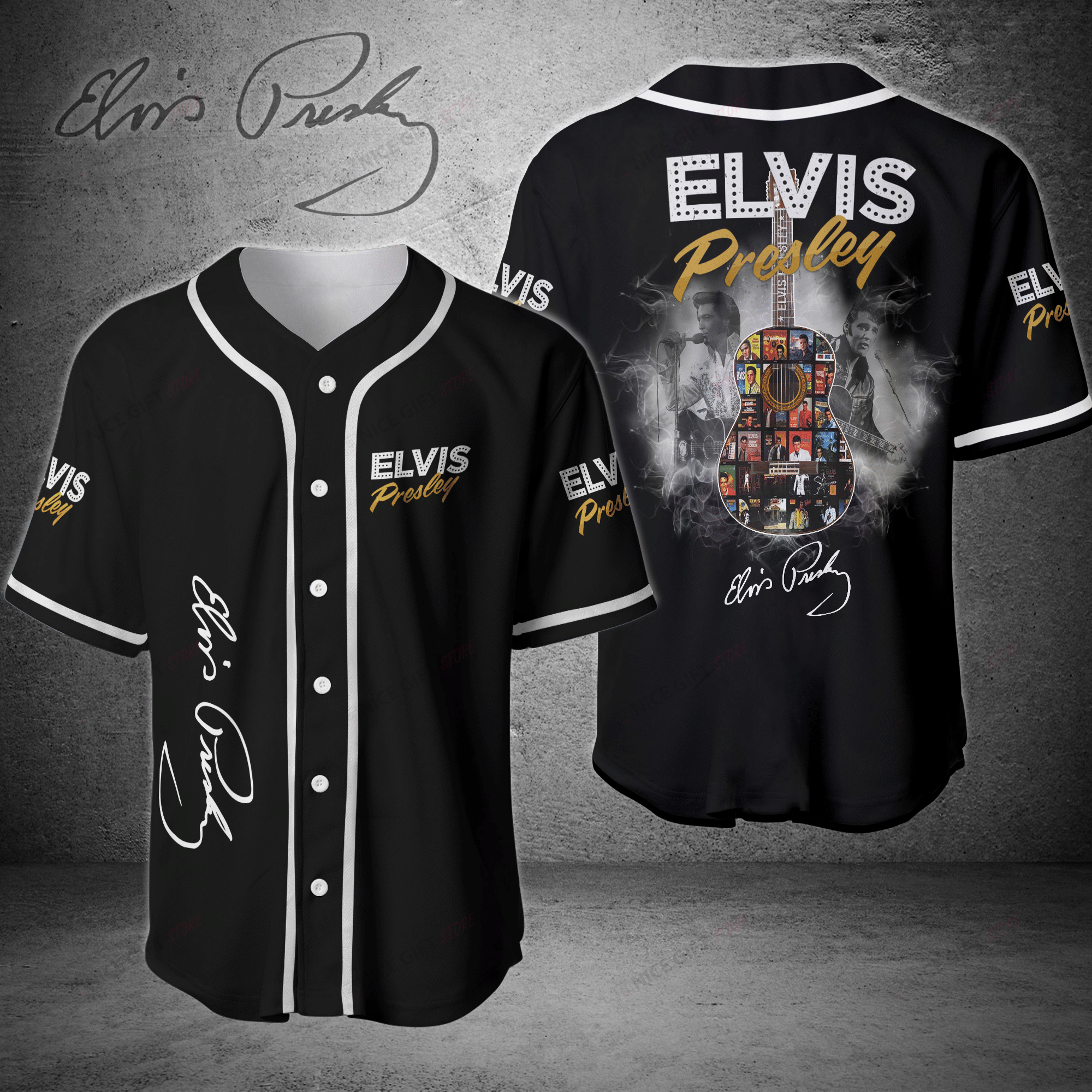 Elvis Presley Baseball Jersey Bbj-L5T8