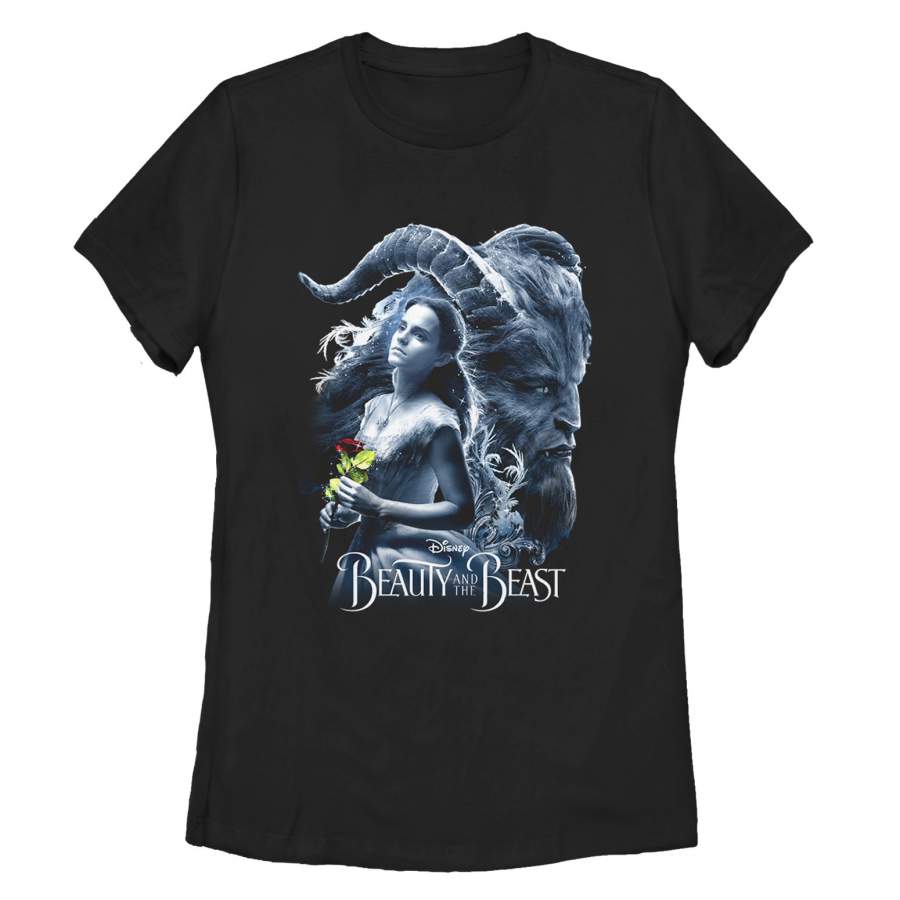 Beauty and the Beast Women’s Frosted Lovers T-Shirt