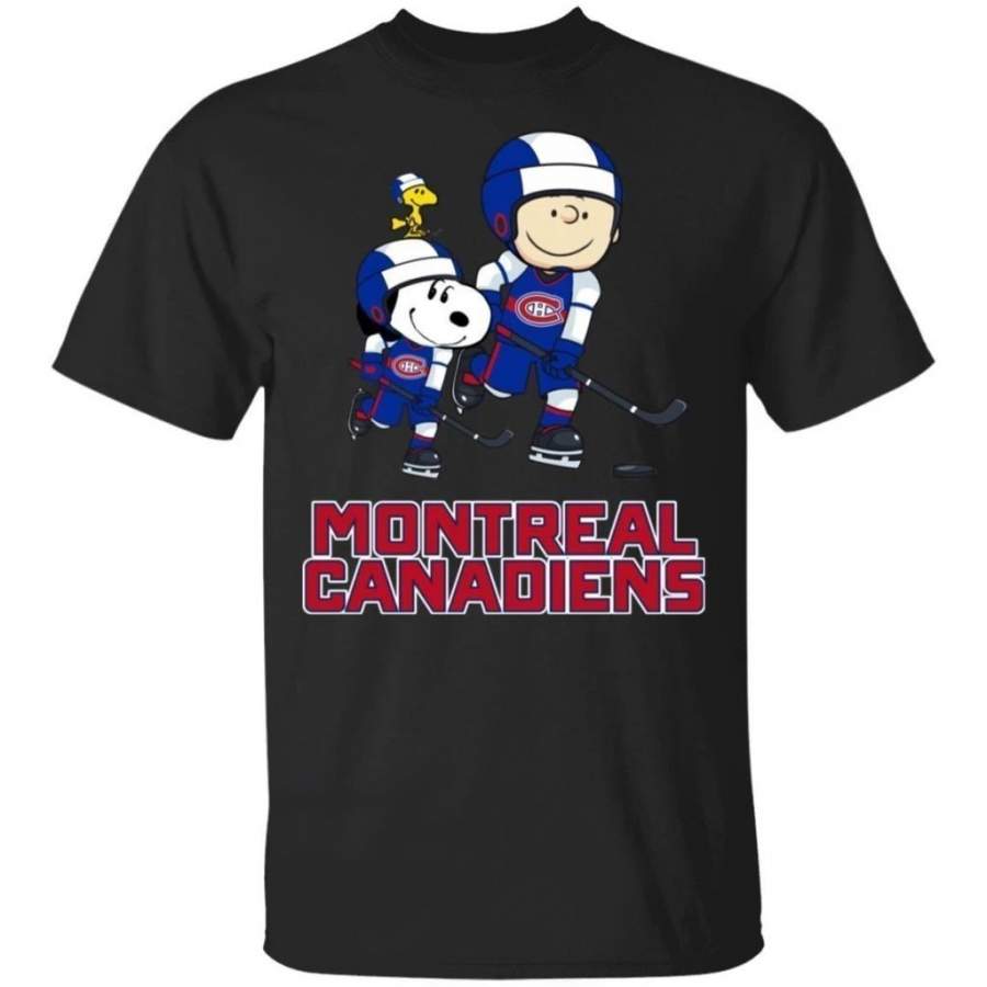 Snoopy & Peanut Montreal Canadiens Hockey T-Shirt