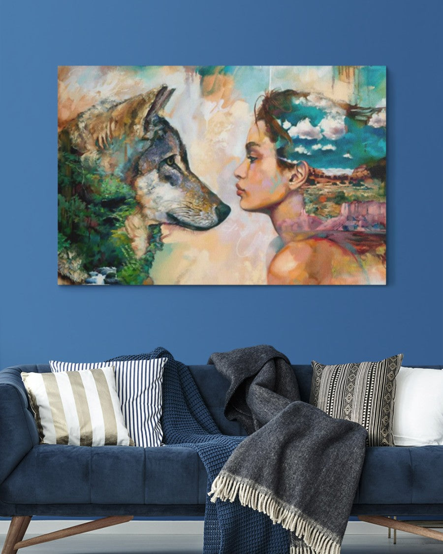 Wolf Premium Wall Art Canvas