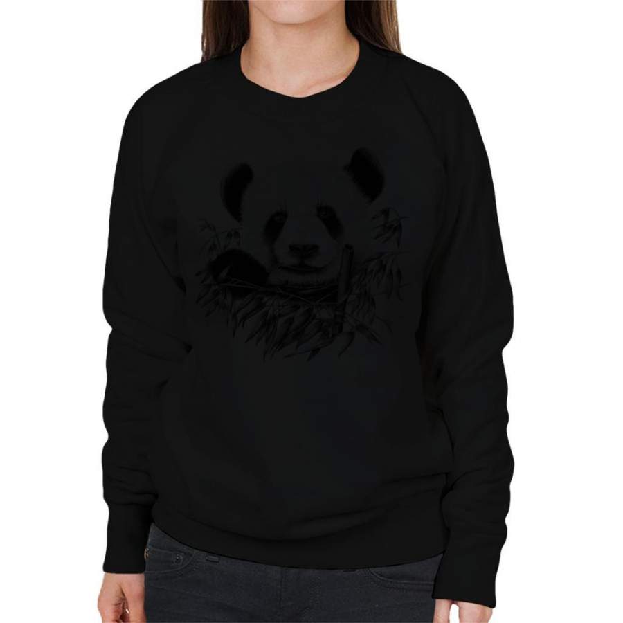 Eating Panda Women’s Sweatshirt