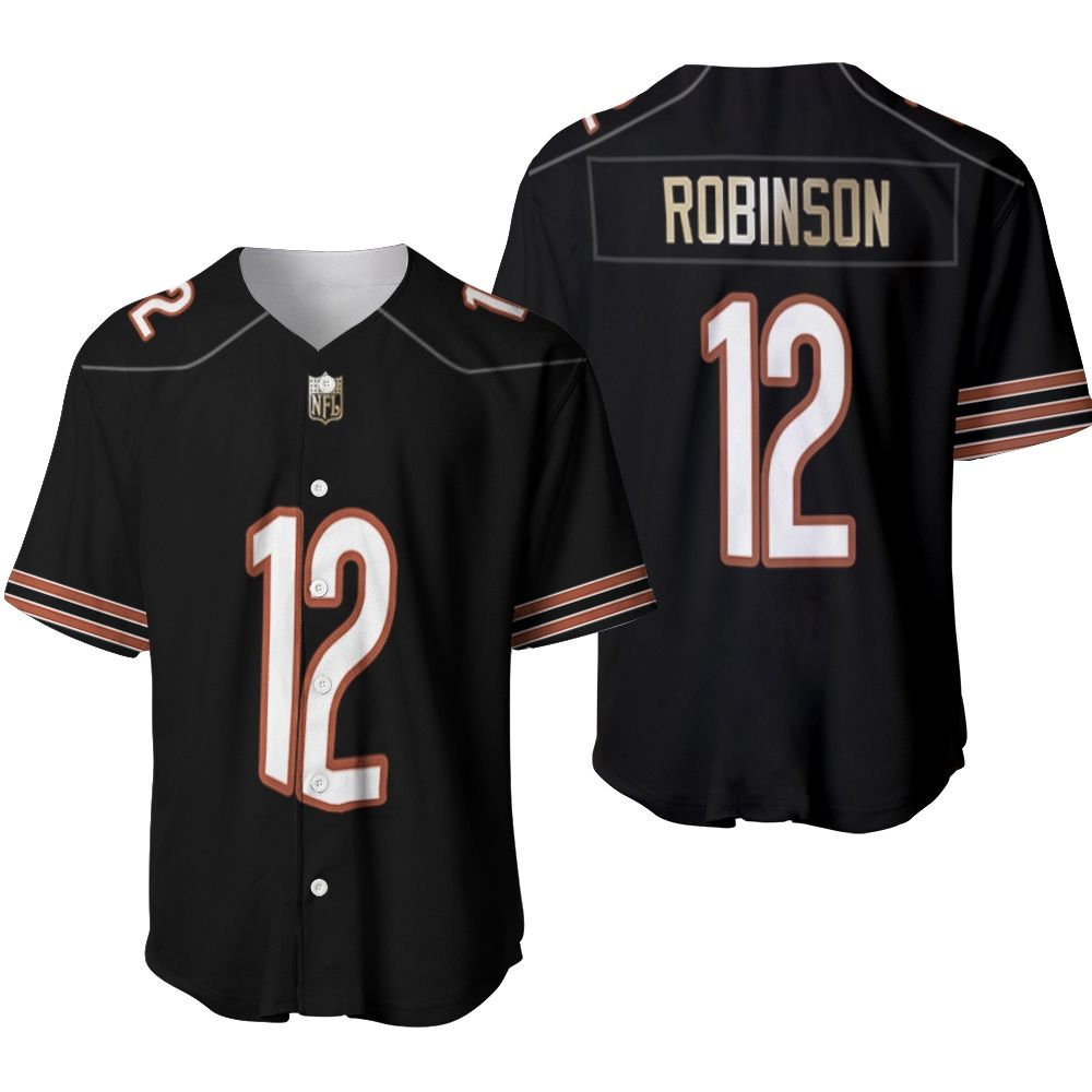 Chicago Bears Allen Robinson #12 NFL American Football Legacy Vintage Navy 3D Designed Allover Gift For Bears Fans Baseball Jersey