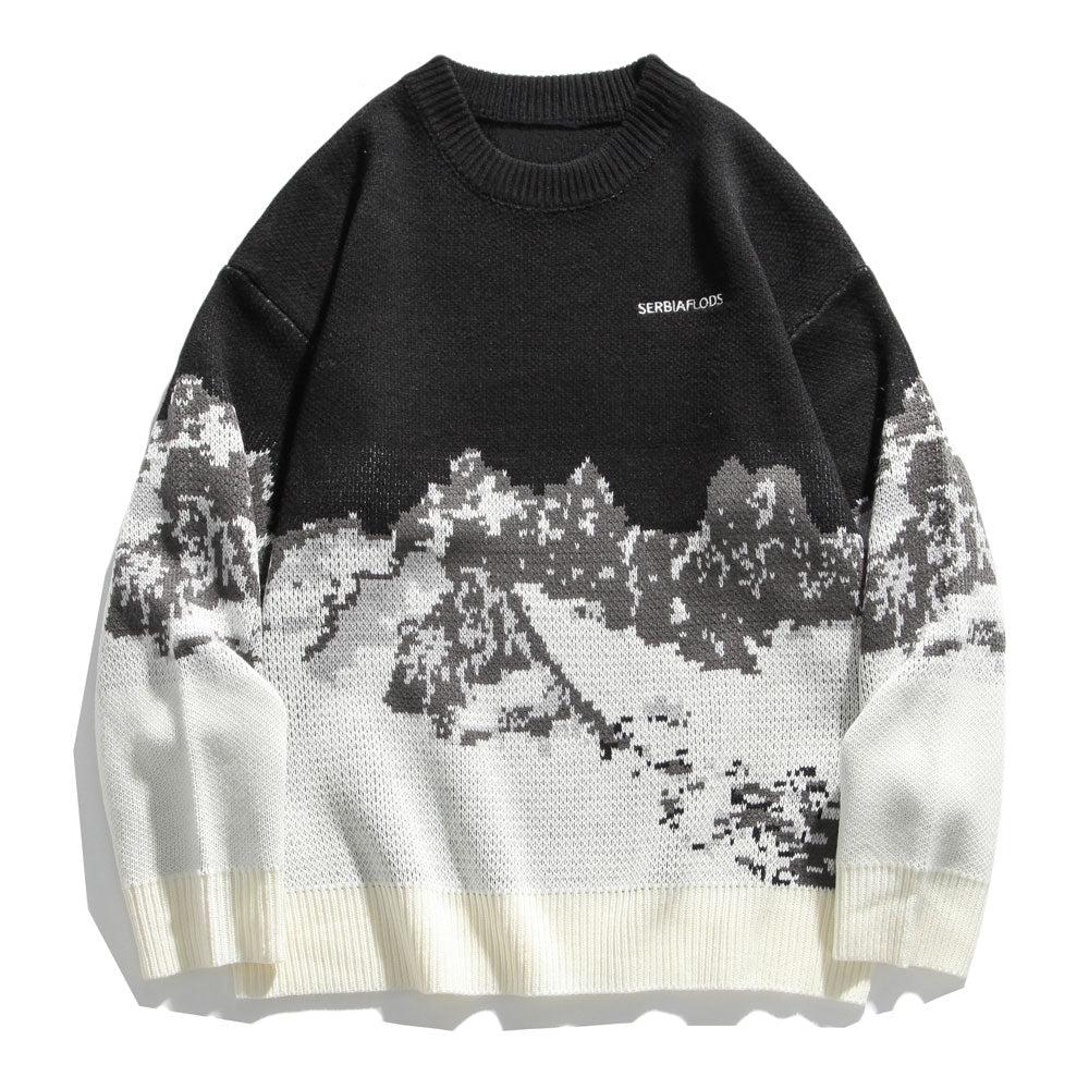 Snow Mountain Knitted Sweater