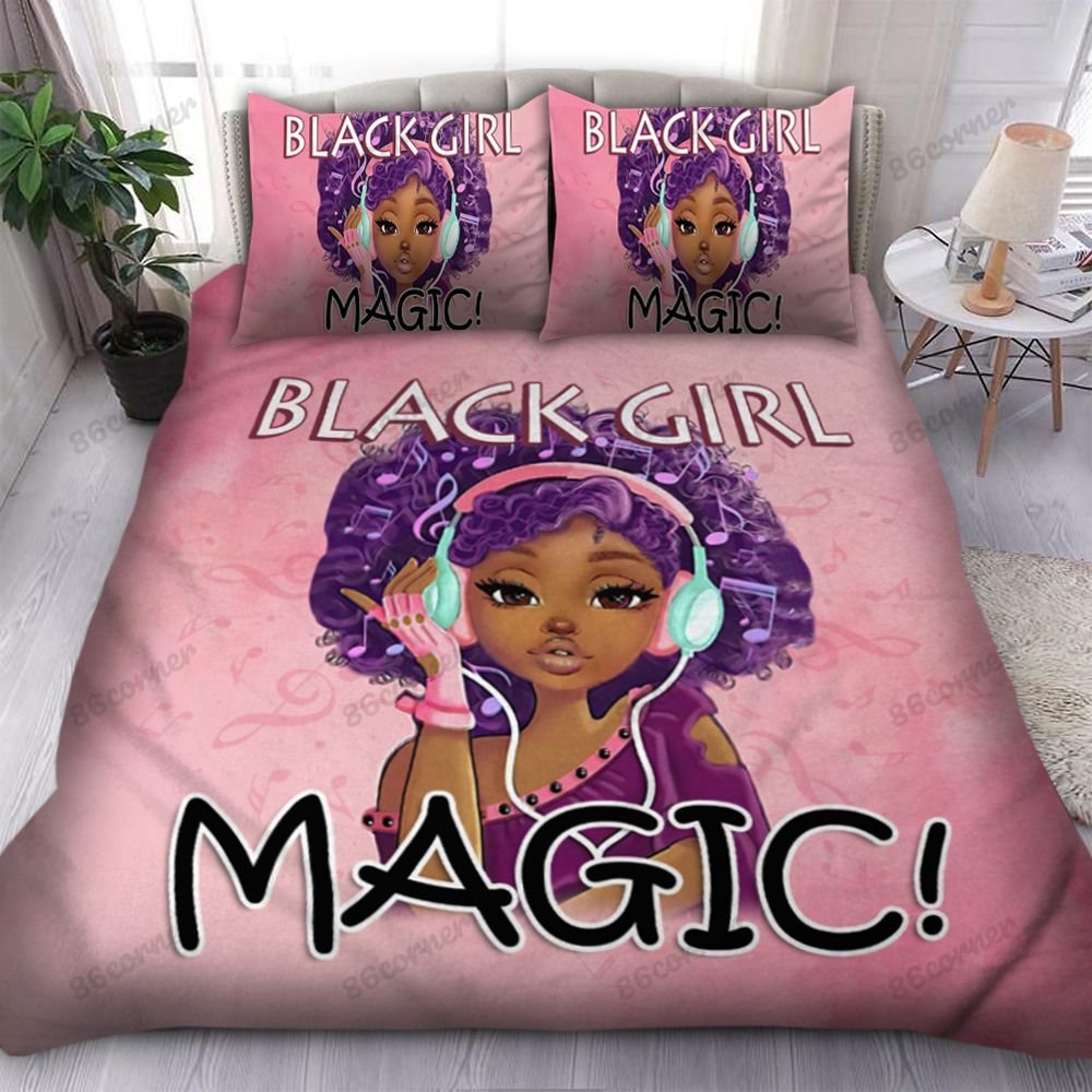 Black girl magic Bedding Set