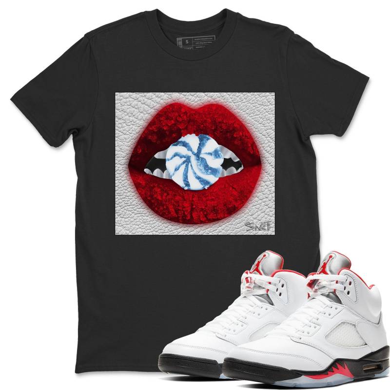 Lips Candy T-Shirt – Air Jordan 5 Fire Red