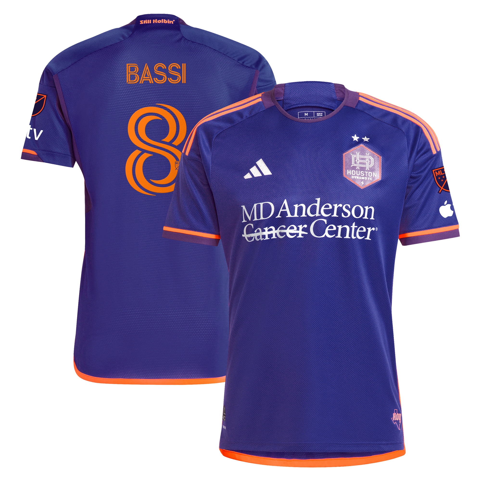 Amine Bassi Houston Dynamo FC 2024 Still Holdin' Authentic Player Jersey  Purple