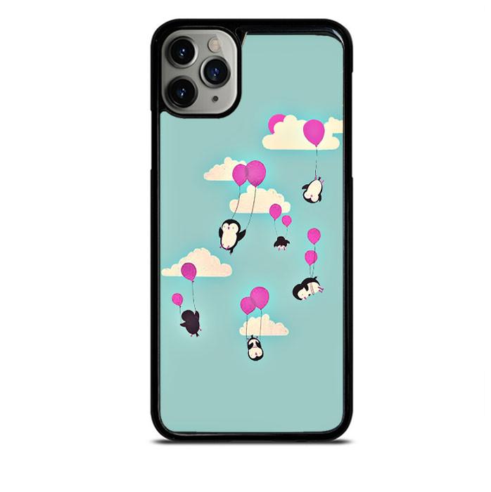 Cute Penguines And Baloons 3D Case Phone Cases