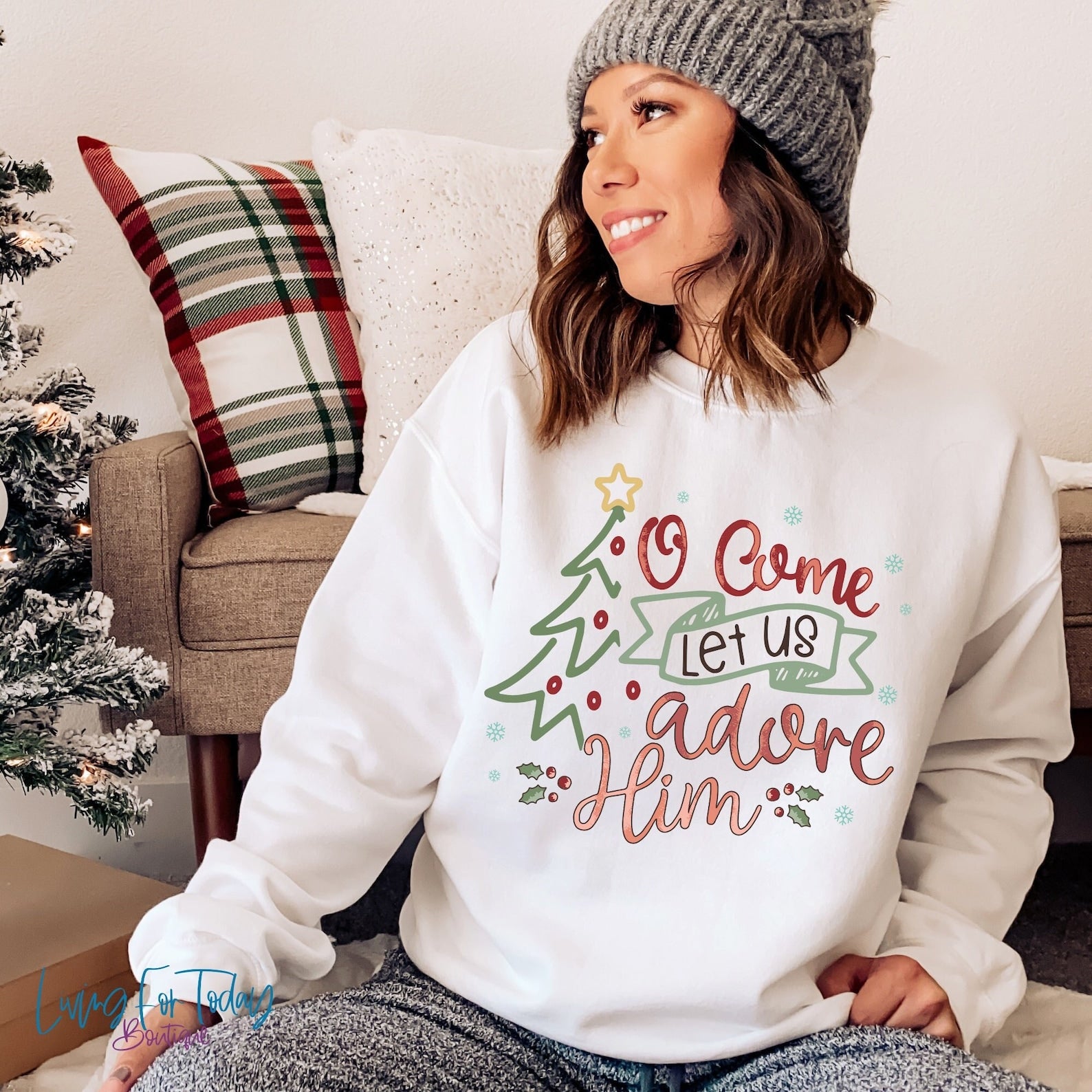 Christmas Sweatshirt 2D Crewneck Sweatshirt All Over Print Sweatshirt For Women Sweatshirt For Men Sws5022