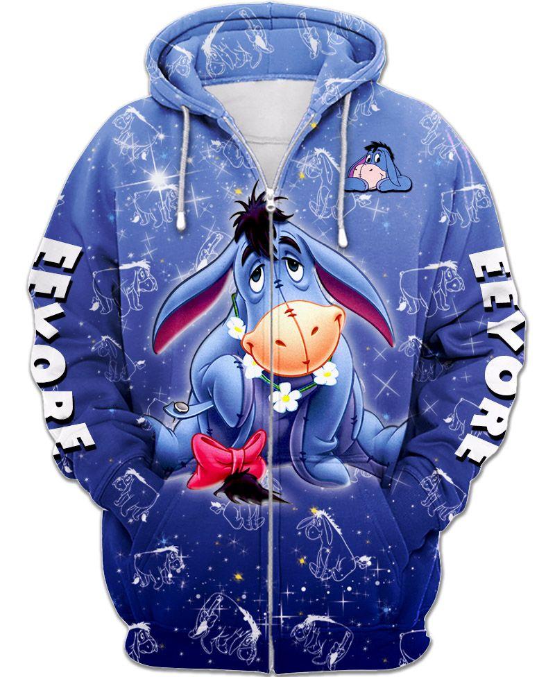 Eeyore Zip-Up Hoodie