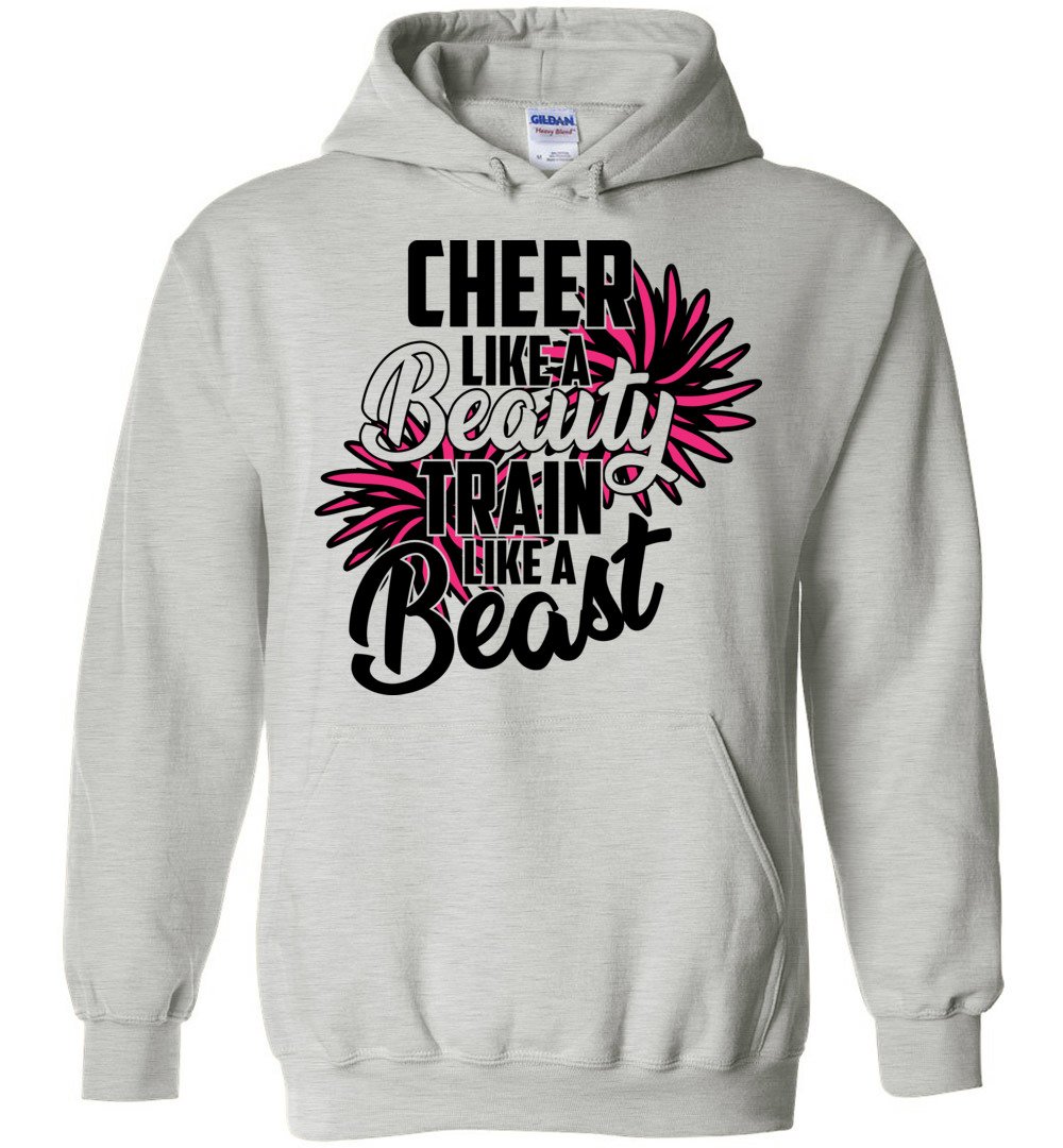 Cheer Like A Beauty Train Like A Beast Cheer Hoodies For Girls