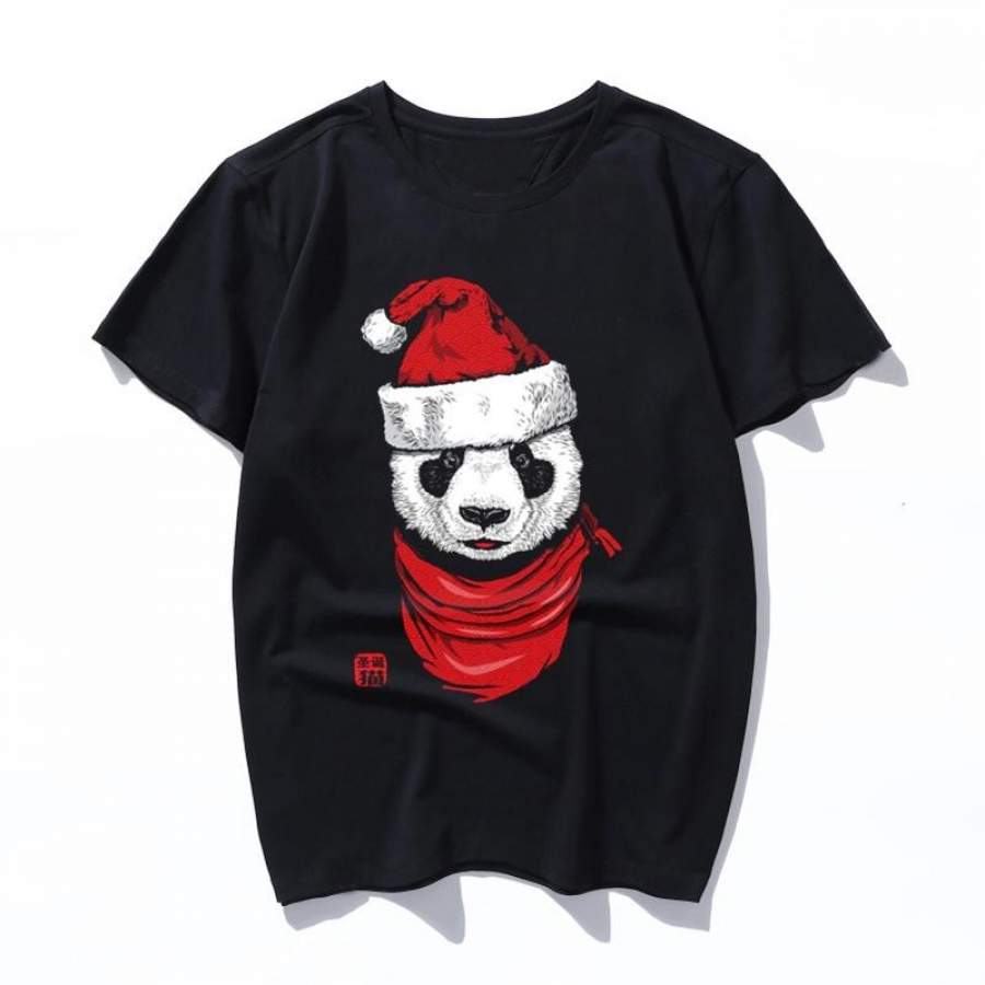 the happy adventurer xmas edition Black T Shirt Japanese Fashion Aesthetic T-Shirt 90s Kawaii Tee Short Sleeve for men and women