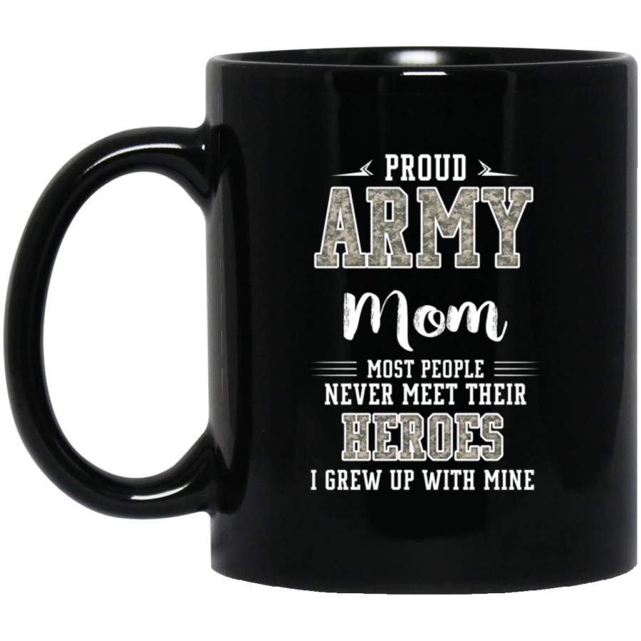 Proud Army Mom T Shirt – Pride Military Mom I Grew Up