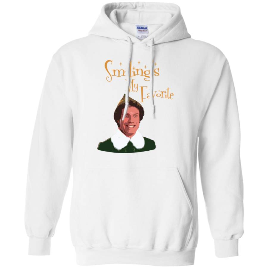 AGR Buddy The Elf – Smiling’s My Favorite Gildan Pullover Hoodie